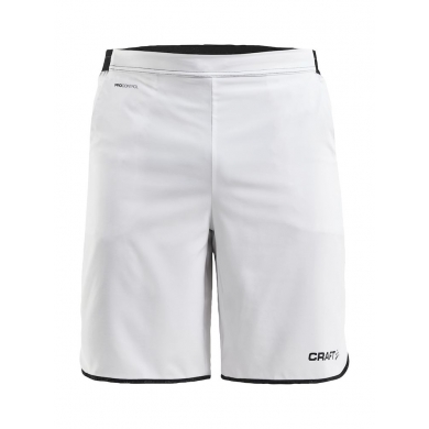 Craft Sporthose Pro Control Impact mit Innenslip kurz weiss Herren